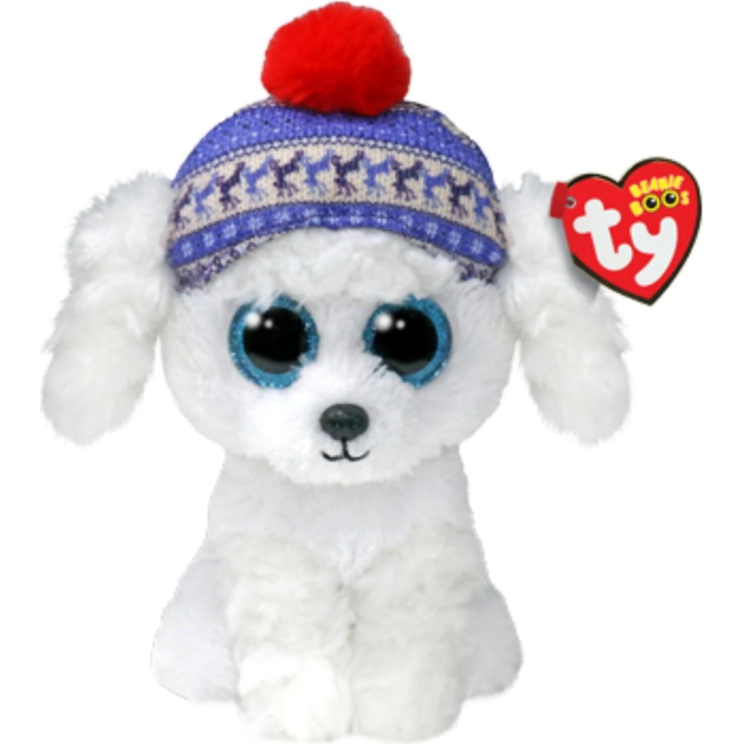 Ty - Beanie Boos - Xmas Sleighbell Dog Small 15cm