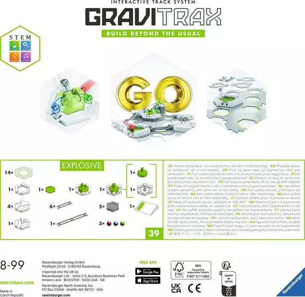 GraviTrax - Go Explosive Marble Run For Kids And Adults