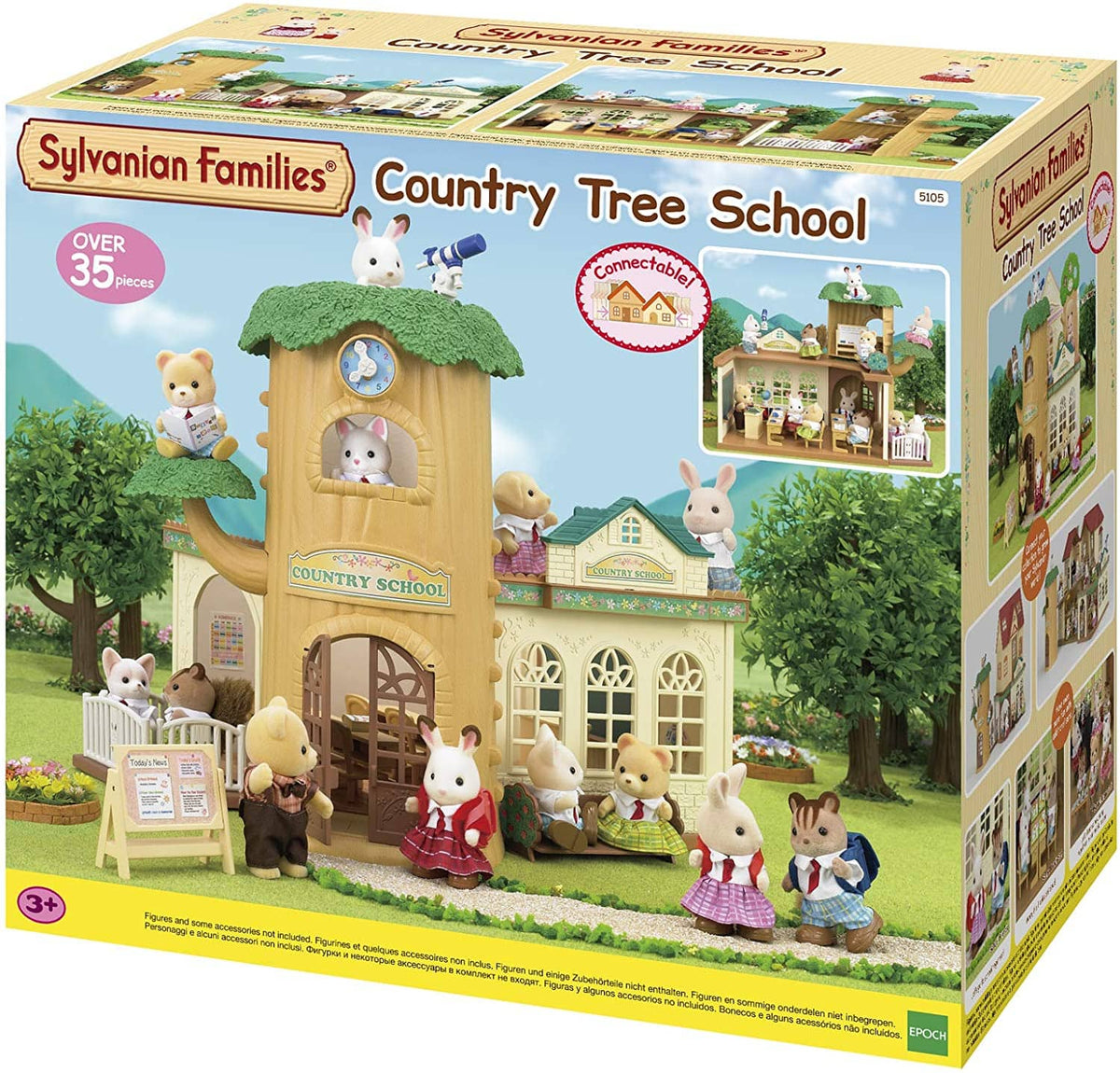 Sylvanian Families - Country Tree School Animal Doll Playset