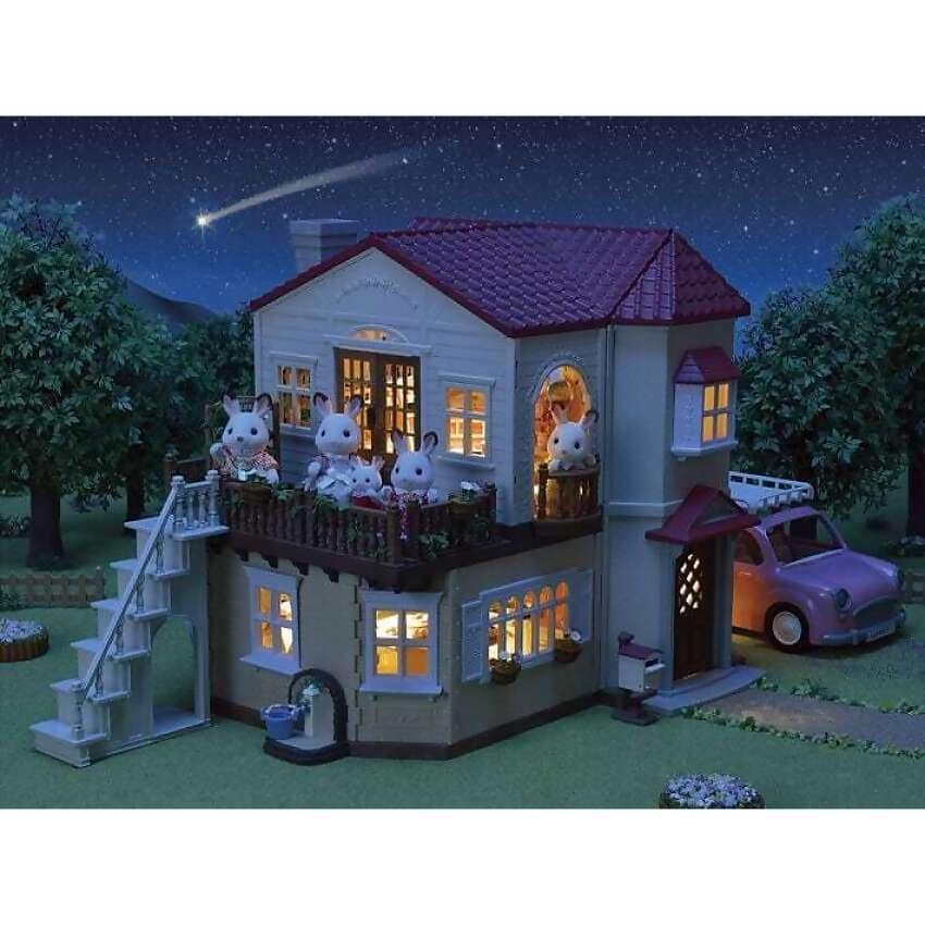 Sylvanian Families - Red Roof Country Home Secret Attic Playroom Figurine Playset