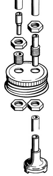 DUBRO - FUEL CAN CAP FITTING 192