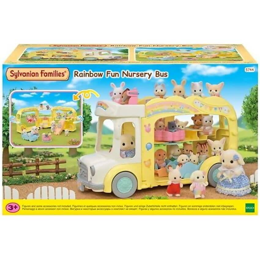 Sylvanian Families - Rainbow Fun Nursery Bus Playset