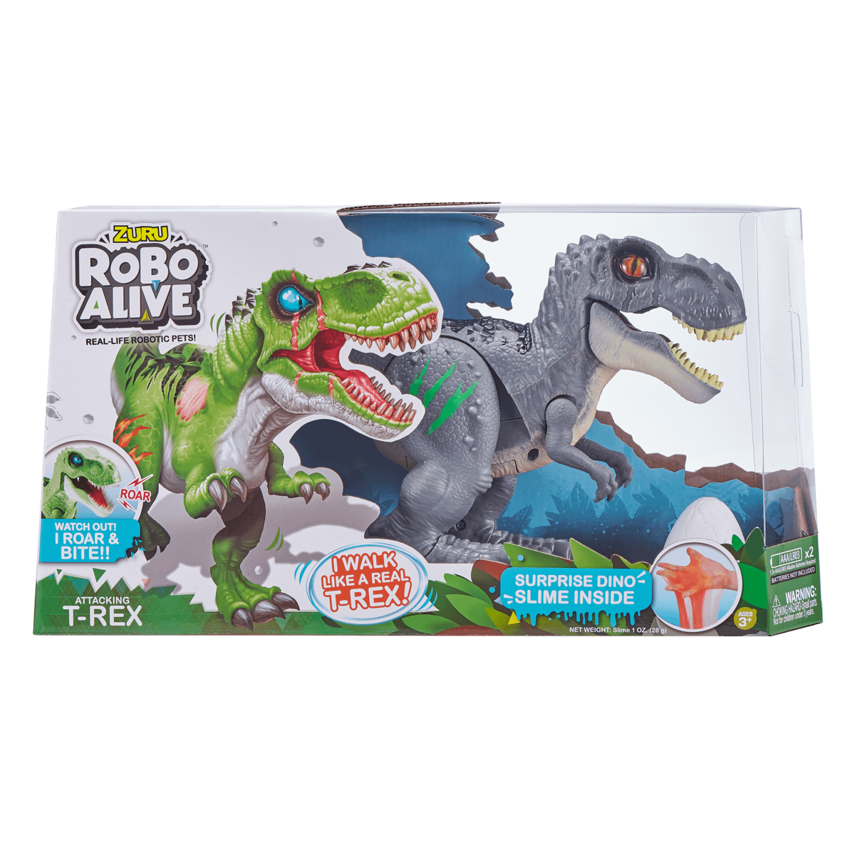 ZURU - Robo Alive Dinosaur With Slime Assorted Colors