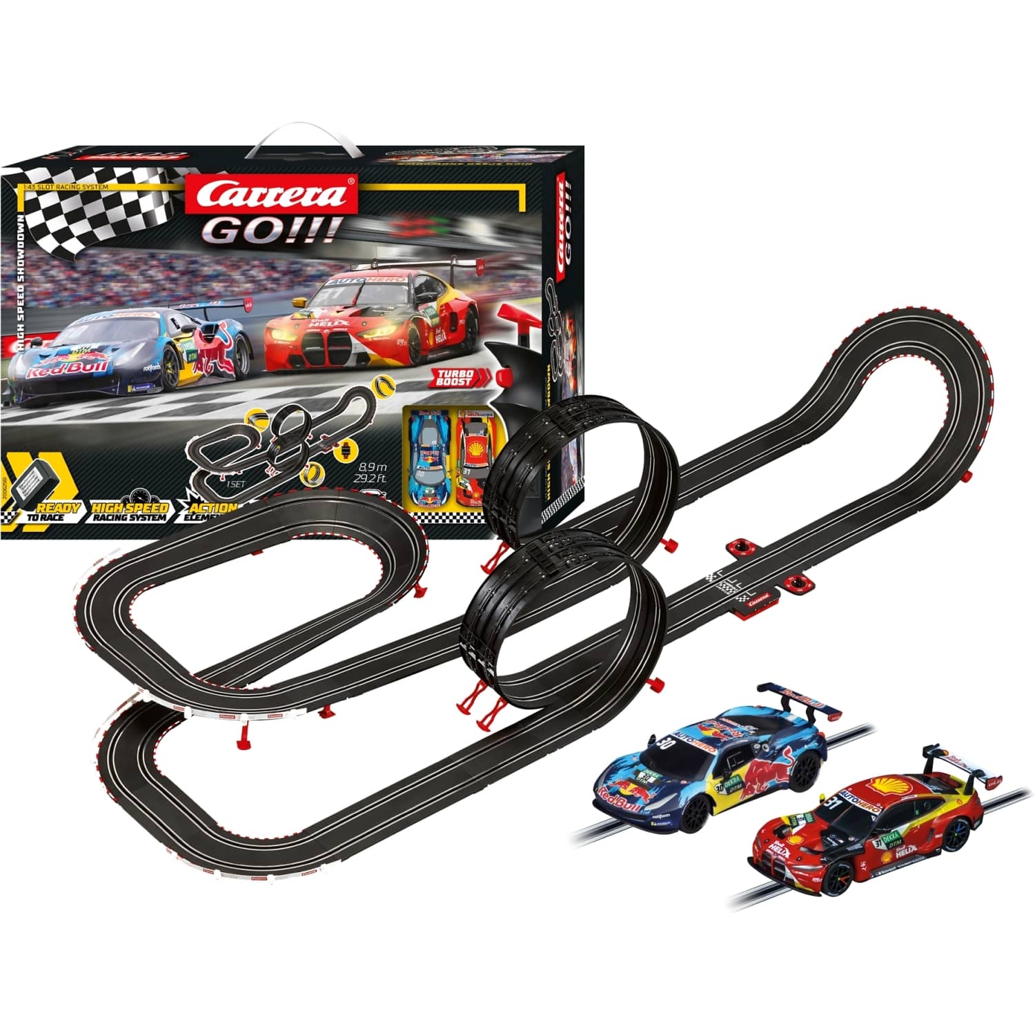 CARRERA - GO 1:43 DTM HIGH SPEED SHOWDOWN - SLOT CAR SET
