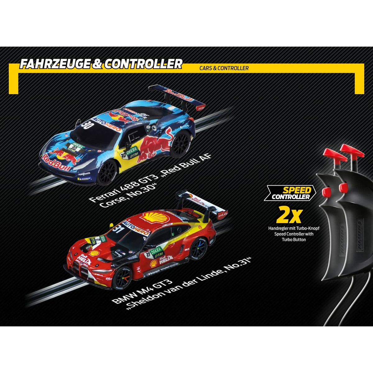 CARRERA - GO 1:43 DTM HIGH SPEED SHOWDOWN - SLOT CAR SET
