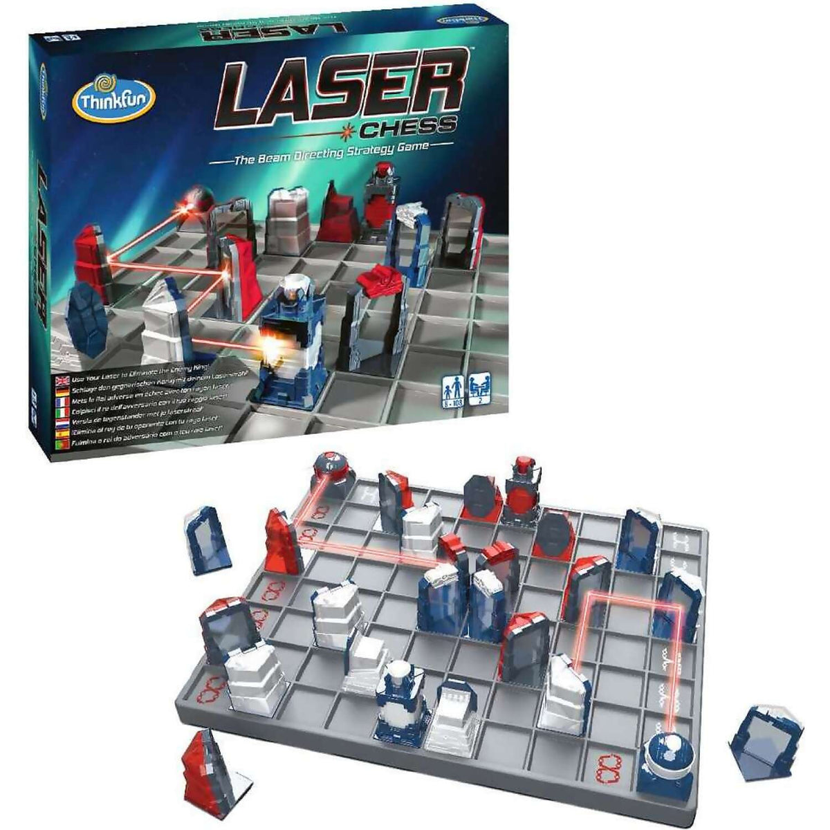 ThinkFun - Laser Chess The Beam Directing Strategy Game