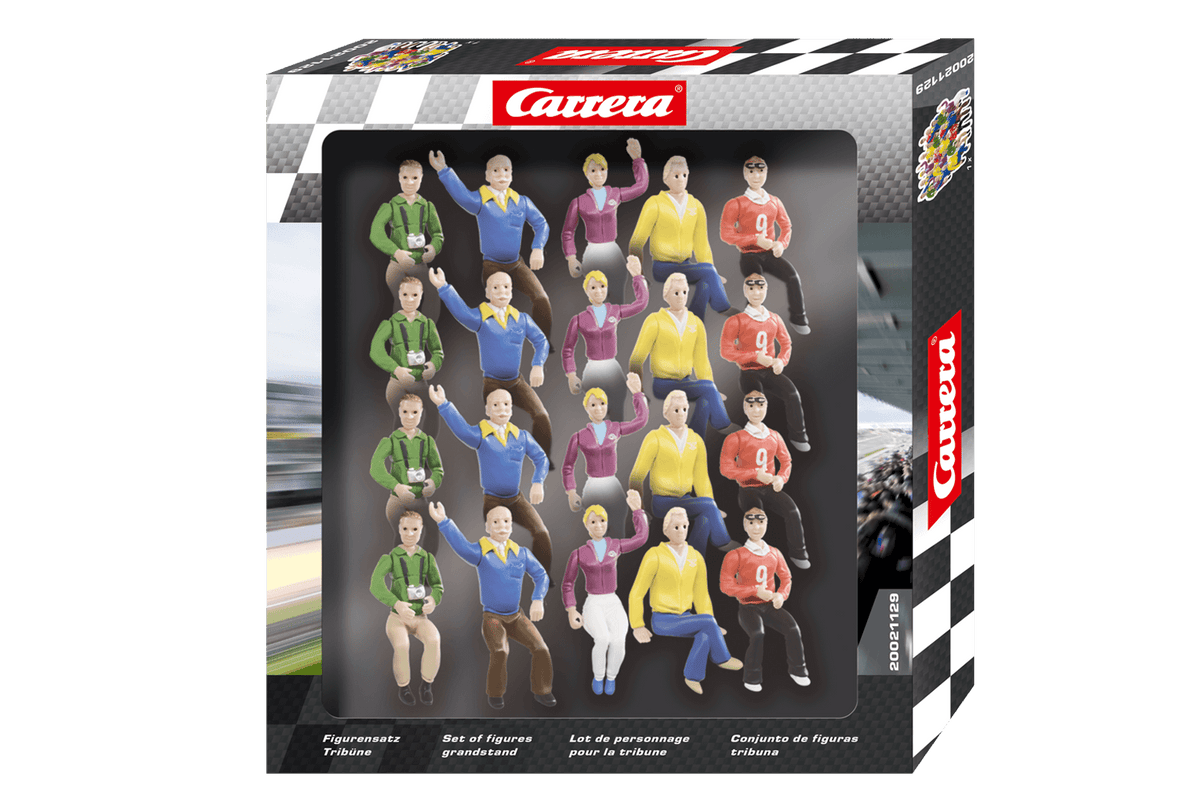 CARRERA - ACCESSORIES - SET OF FIGURES FOR THE GRANDSTAND BUILDING - SUITS DIGITAL 1:24 1:32 AND EVOLUTION MODEL NO.20021129