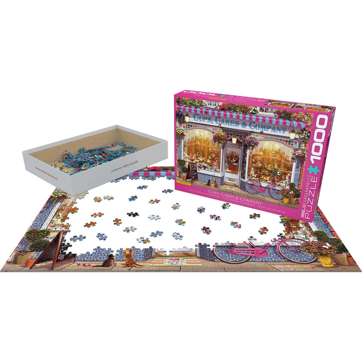EuroGraphics - Cups Cakes & Company - Jigsaw Puzzle 1000 Pieces