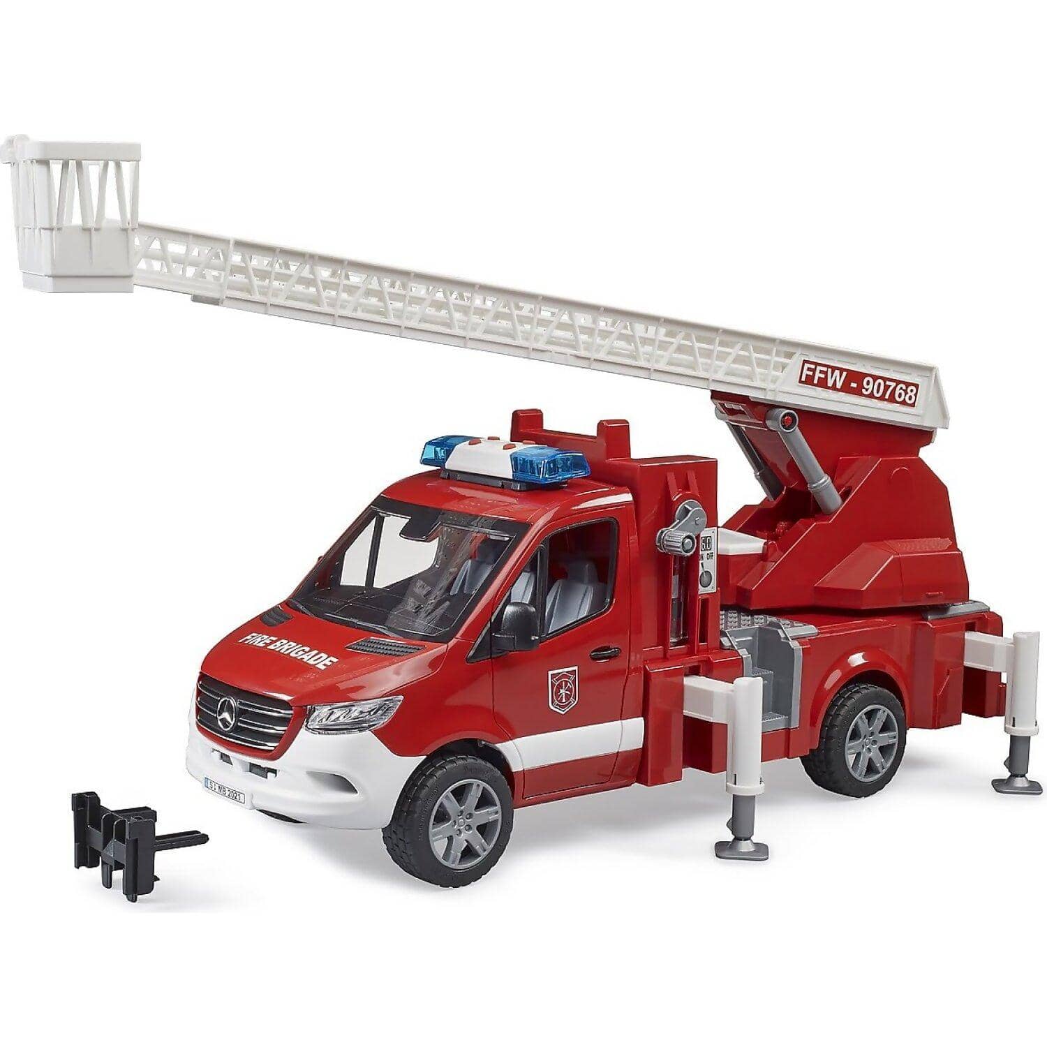 Bruder - Mercedes Benz Sprinter Fire Engine With Slewing Ladder And Water Pump 1:16 Scale