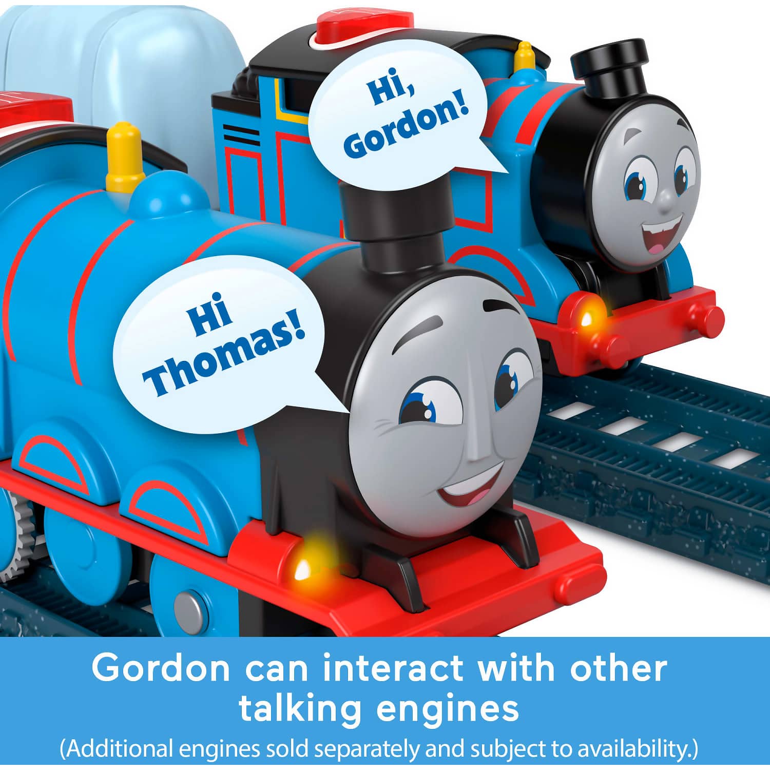 Fisher-Price - Thomas & Friends Talking Gordon Toy Train Motorized Engine With Phrases & Sounds