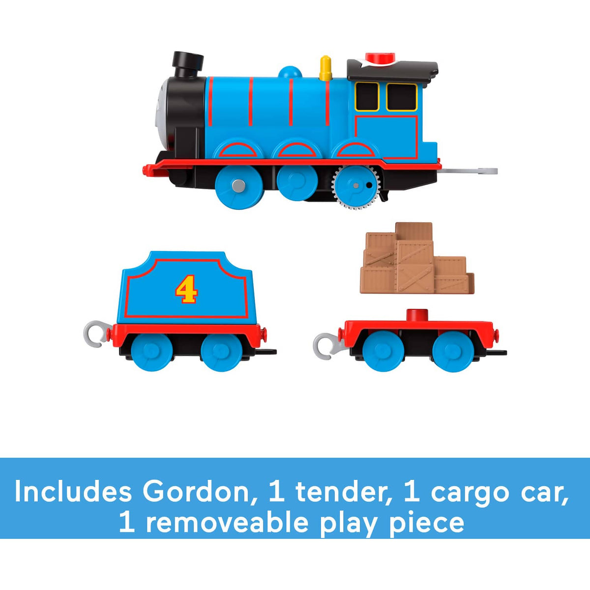 Fisher-Price - Thomas & Friends Talking Gordon Toy Train Motorized Engine With Phrases & Sounds