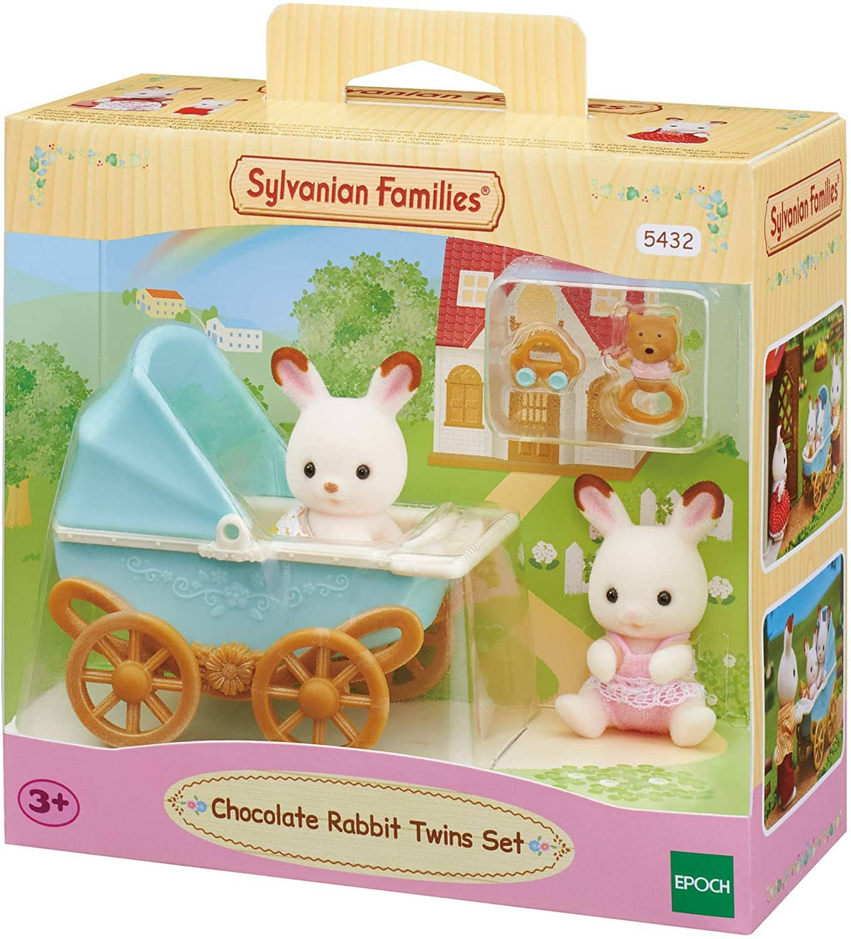 Sylvanian Families - Chocolate Rabbit Twins Playset