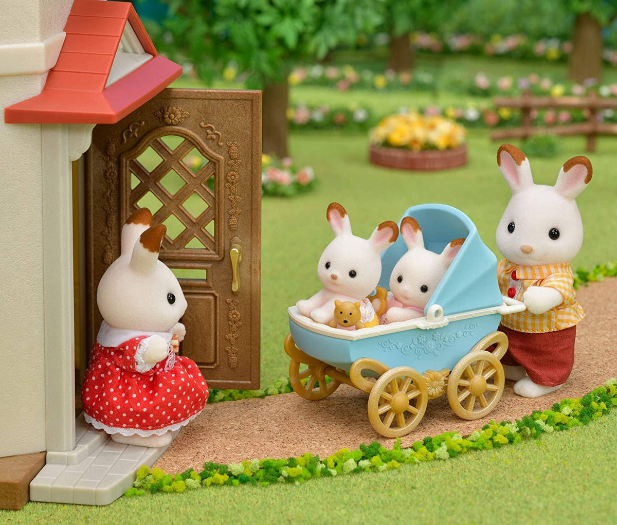 Sylvanian Families - Chocolate Rabbit Twins Playset
