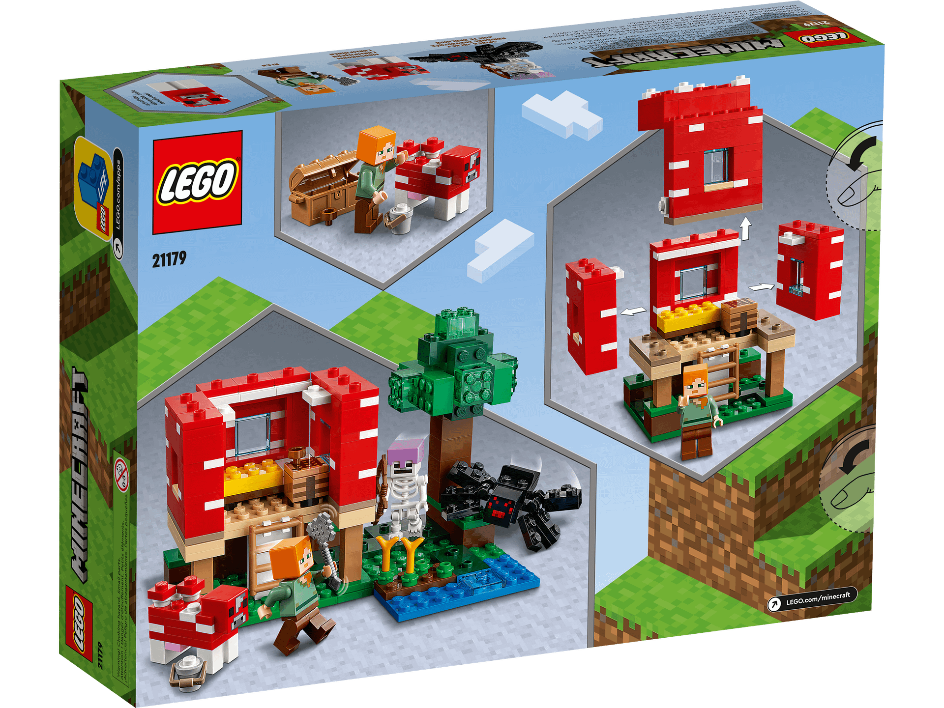 LEGO® 21179 The Mushroom House - Minecraft®