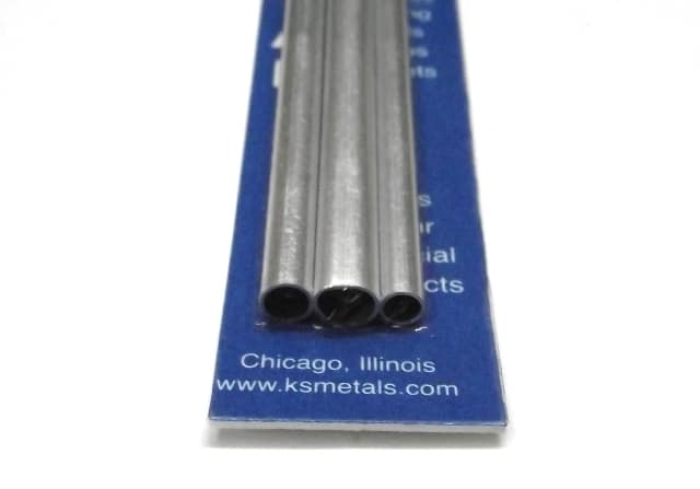 K&S METAL #5074 ALUMINIUM TUBE 3/16+7/32+1:4 12'