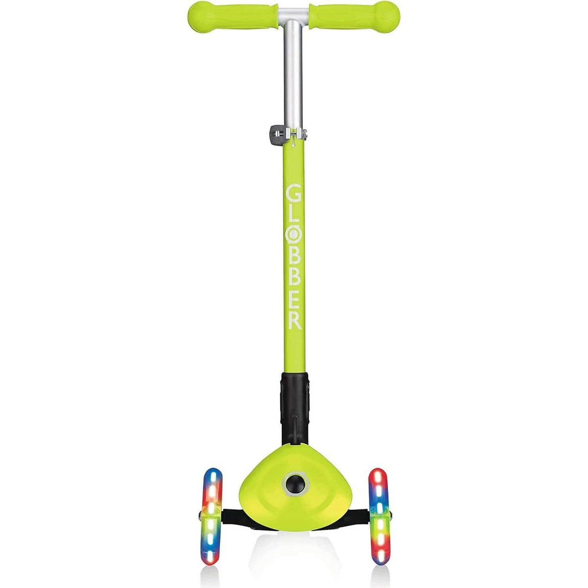 Globber - Primo Foldable Scooter Lights Lime Green