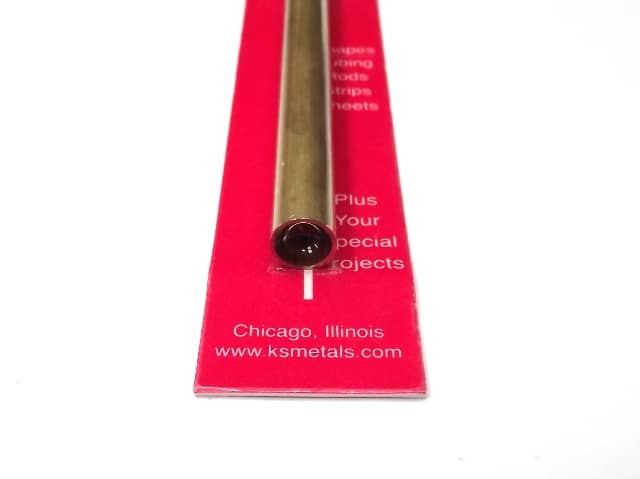 K&S METAL #9827 BRASS ROUND TUBE 9X300MM