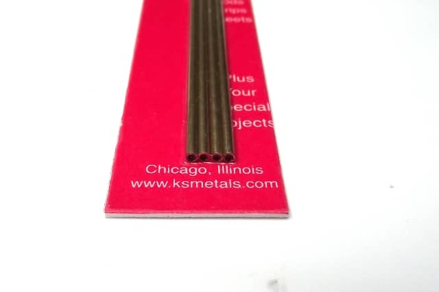 K&S METAL #9832 BRASS ROUND TUBE 2X300 4PCS