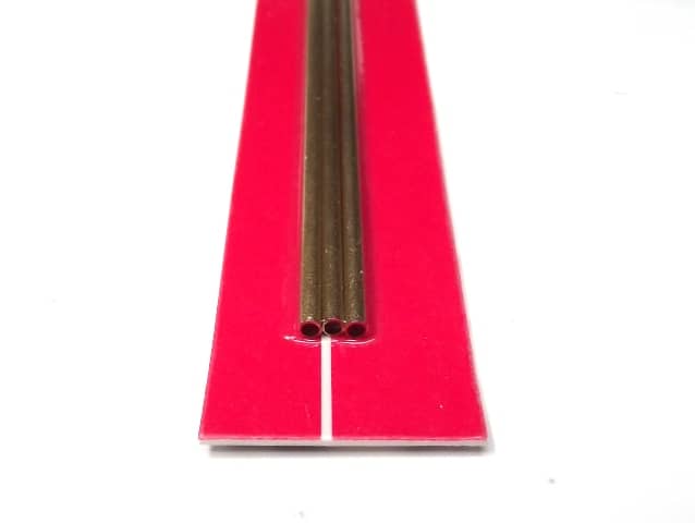 K&S METAL #9833 BRASS ROUND TUBE 2.5X300 3PCS