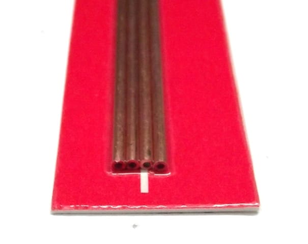 K&S METAL #9870 COPPER ROUND TUBE 2X300MM 4PCS