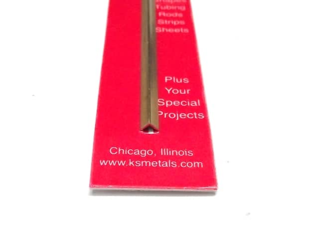 K&S METAL #9880 BRASS ANGLE 1:8X300MM 1PCS