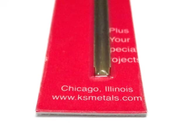 K&S METAL #9887 BRASS CHANNEL 1:4X300MM 1PCS