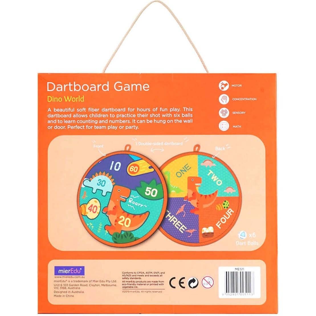 mierEdu - Dartboard Game - Dino World