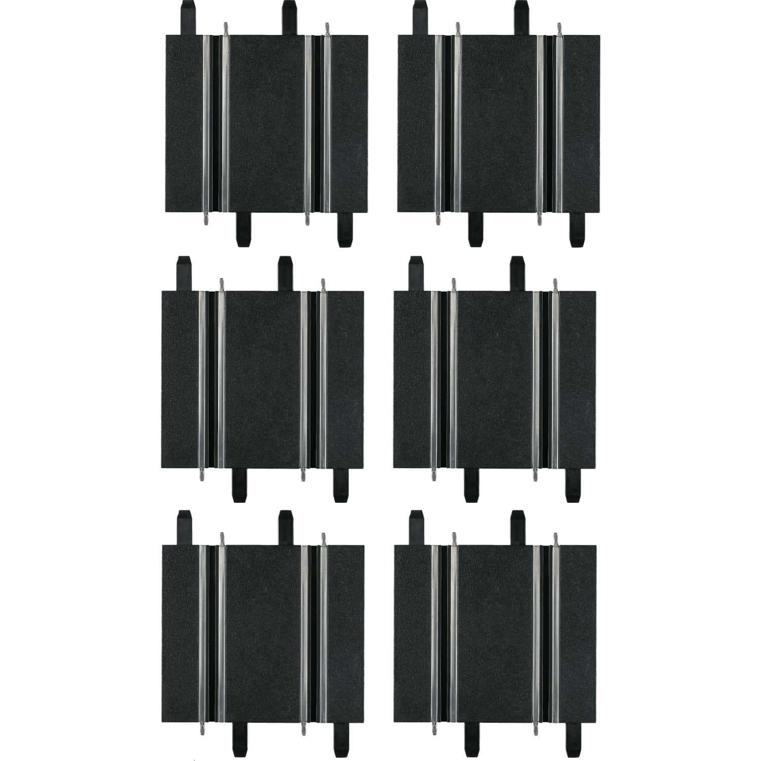 CARRERA - GO 1:43 - STRAIGHTS 100 MM (3)+ 114 MM (3) - SLOT CAR TRACK ACCESSORIES