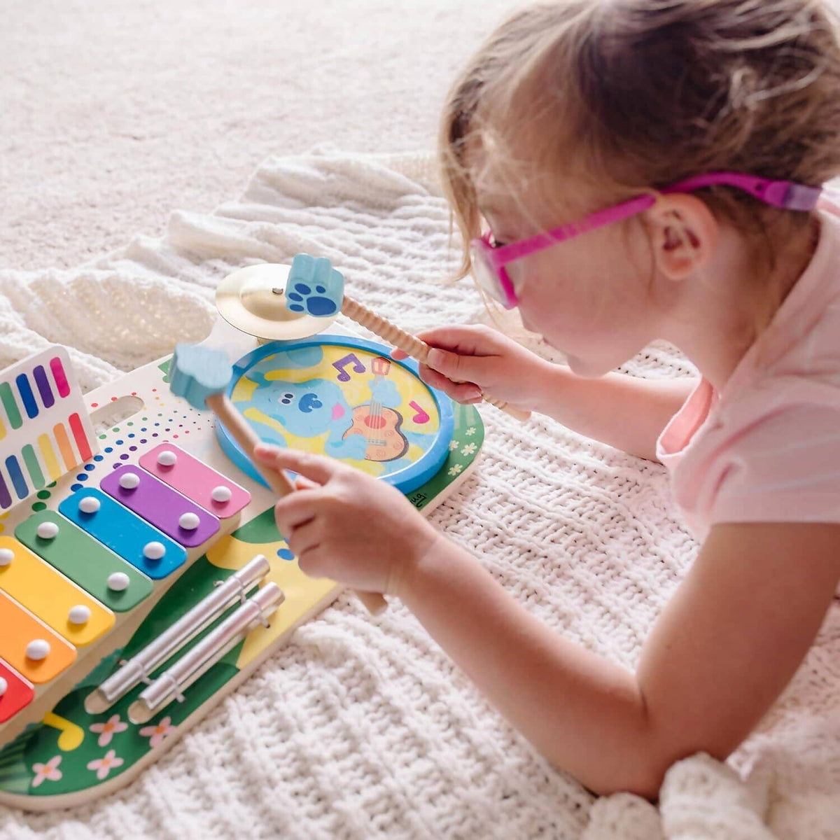 Melissa & Doug - Blue's Clues & You Wooden Music Maker Board