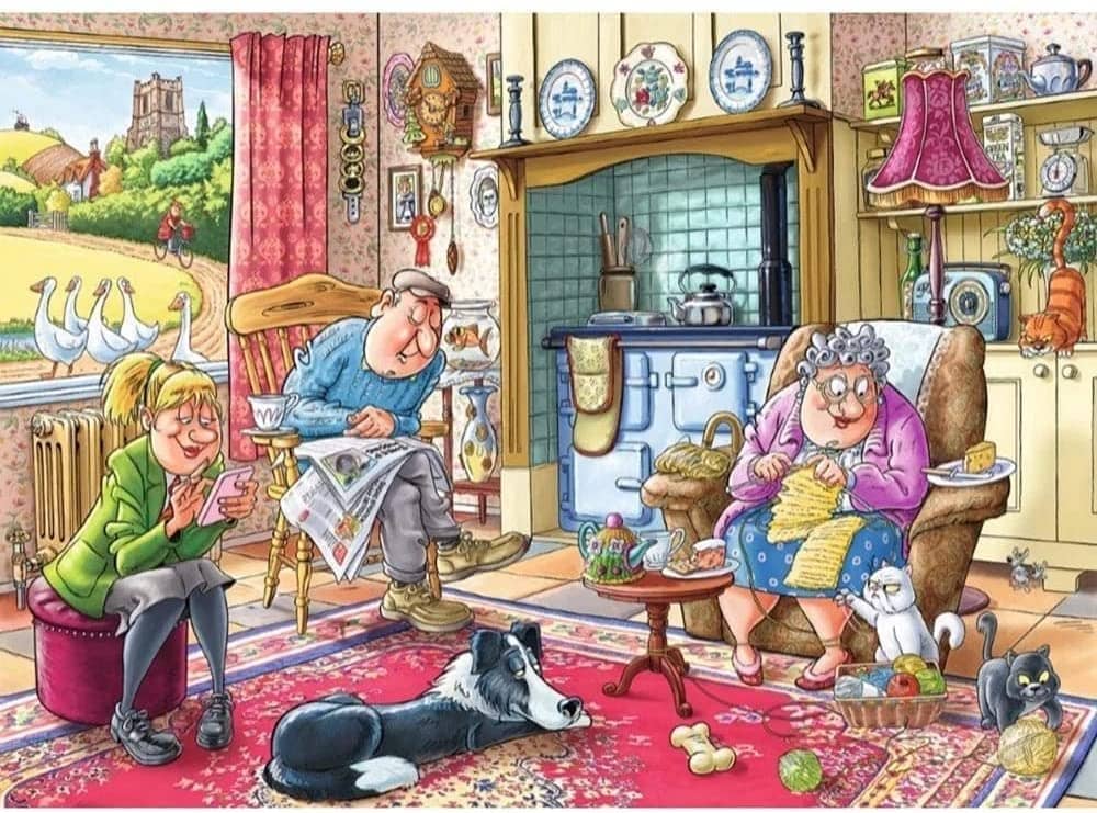 Wasgij? - Mystery 17 Catching A Break! Jigsaw Puzzle 1000 Pieces