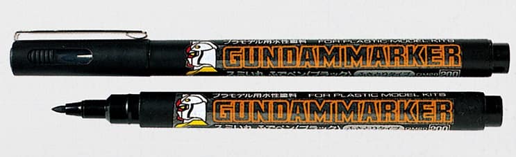 GUNDAM - MARKER BRUSH TYPE BLACK GM20