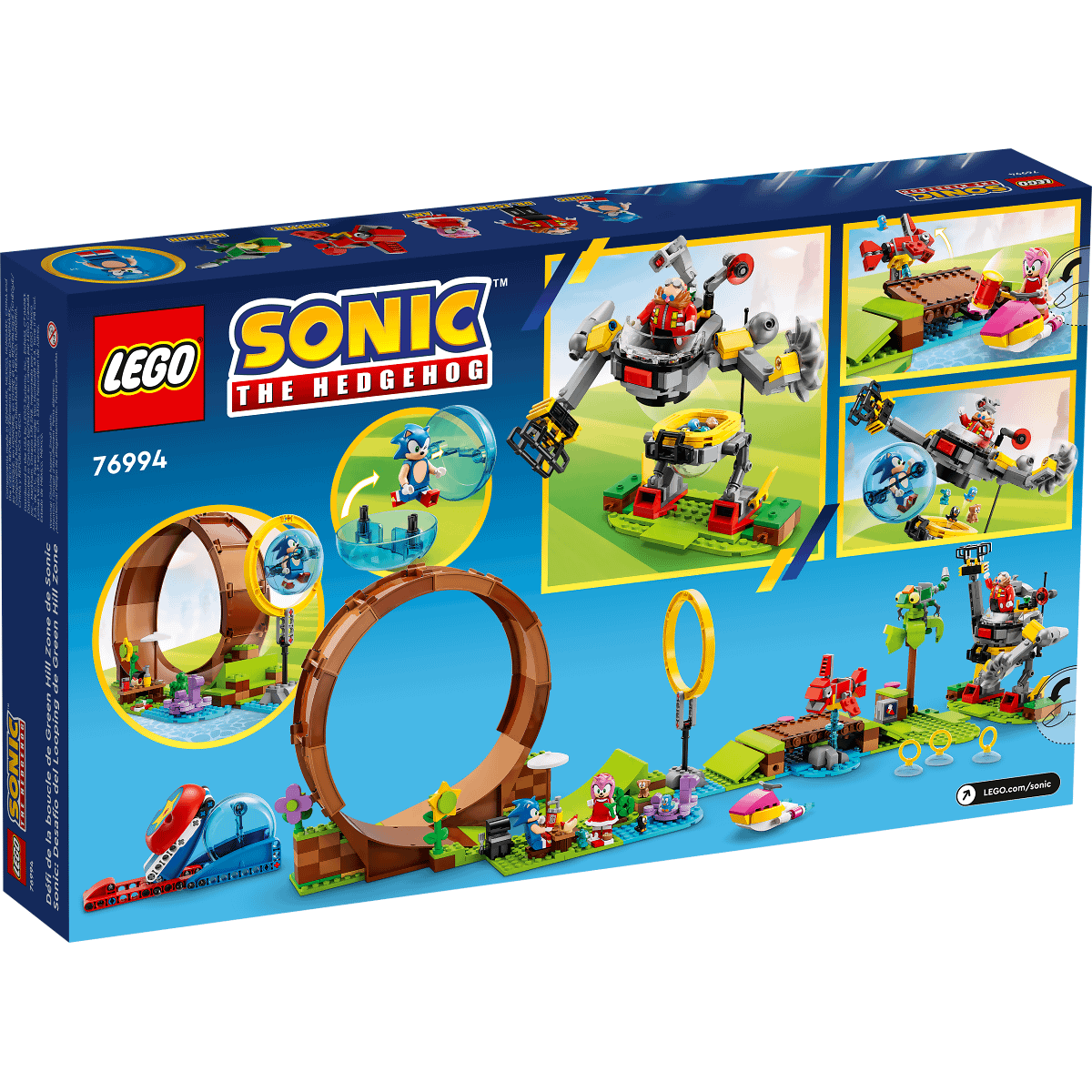 LEGO® 76994 Sonic's Green Hill Zone Loop Challenge - Sonic The Hedgehog 2023
