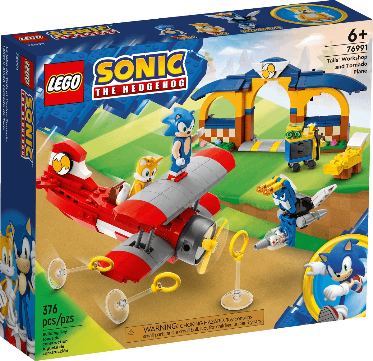 LEGO® 76991 Tails' Workshop and Tornado Plane - Sonic the Hedgehog™