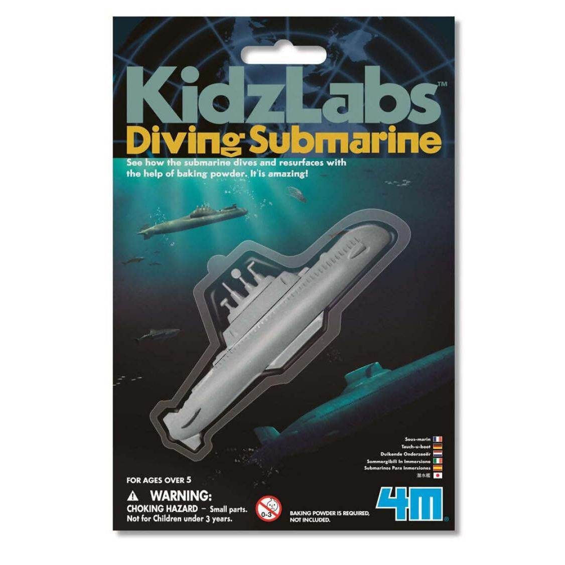 4M - Kidzlabs - Diving Submarine - Johnco