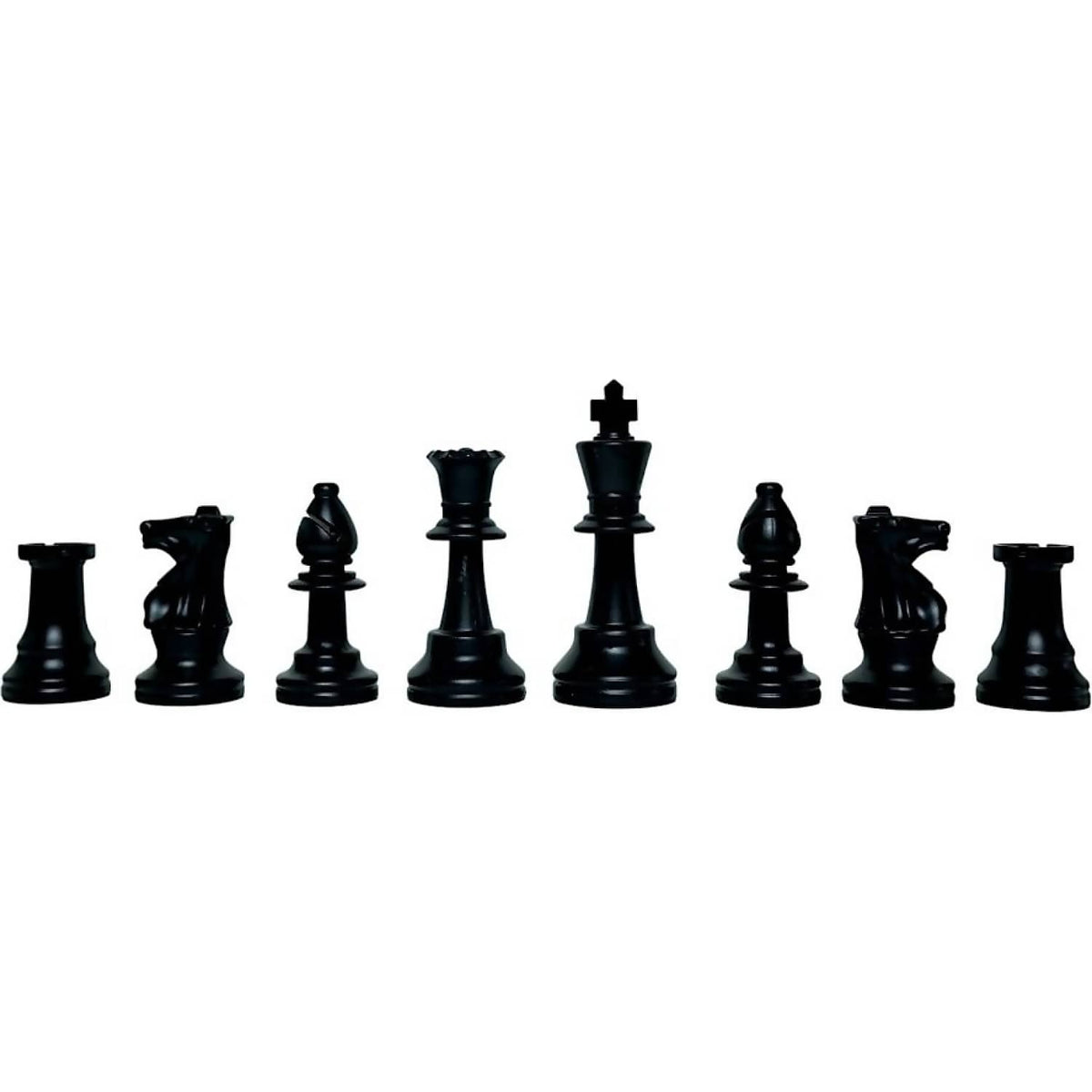 Lets Play Games - Classics Club Chess Set 20-inch - Portable Rubber Roll Up Brown Woodgrain Look