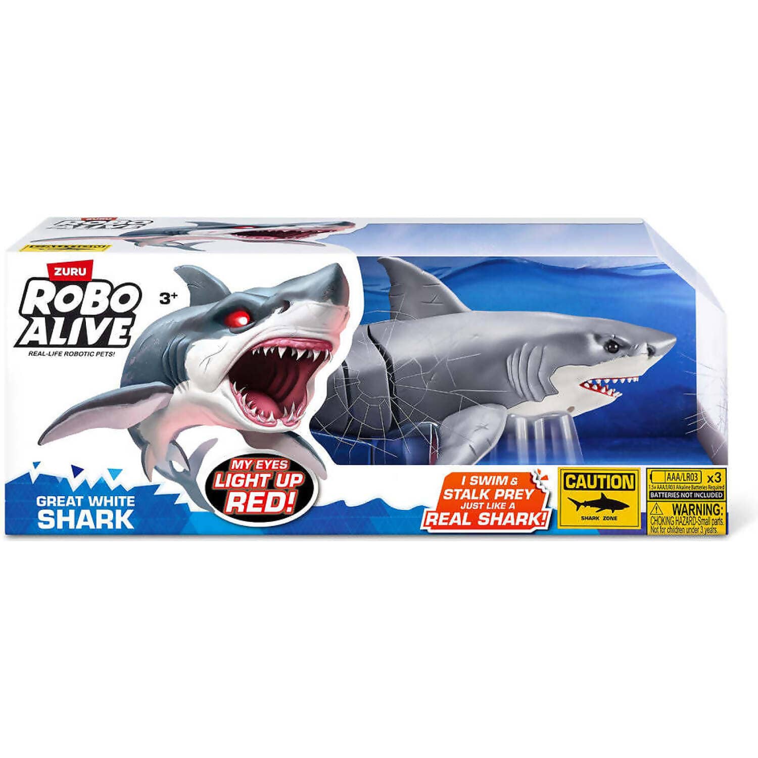 ZURU - Robo Alive Great White Shark Real Life Robotic Pets!