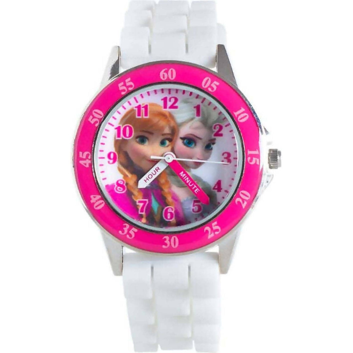 Time Teacher Watch - Disney Frozen Pink/white - You Monkey