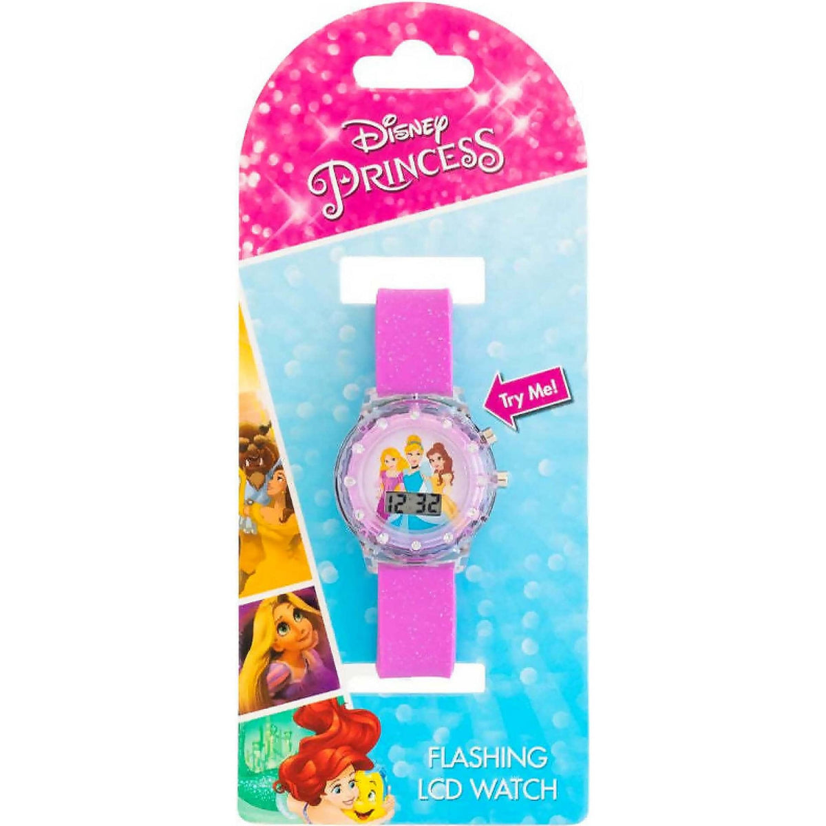 Digital Lcd Light Up Watch Disney Princess - You Monkey
