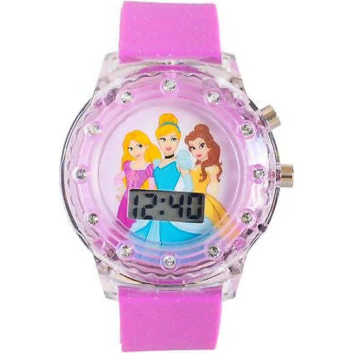 Digital Lcd Light Up Watch Disney Princess - You Monkey