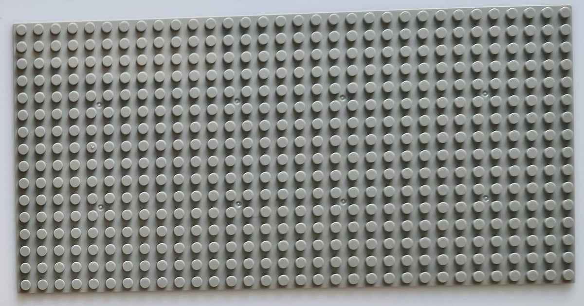 BASEPLATE 16x32 Studs Light Grey Generic Brand