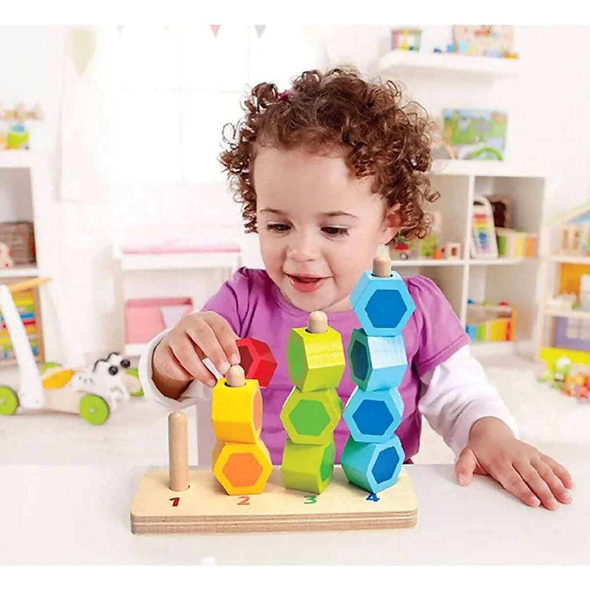 Hape - Counting Stacker Wooden Toy