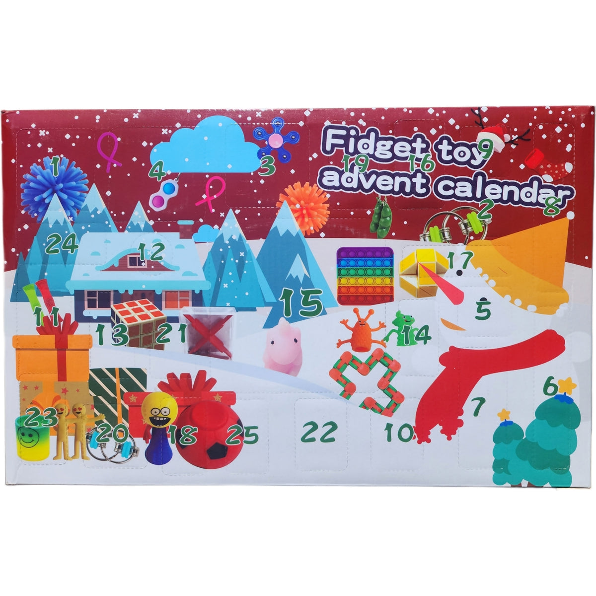 Simpl Dimpl - Pop It Fidget Toy Advent Christmas Calendar