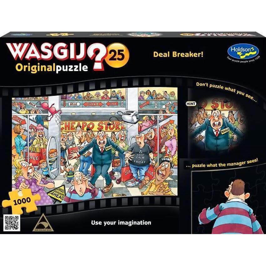 Wasgij? - Original 25 - Deal Breaker Holdson Jigsaw Puzzle 1000 Pieces