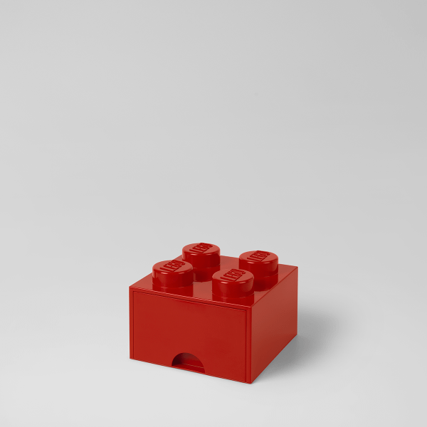 LEGO® Storage Brick Drawer 4 (1 Drawer) Red 4005 - Room Copenhagen
