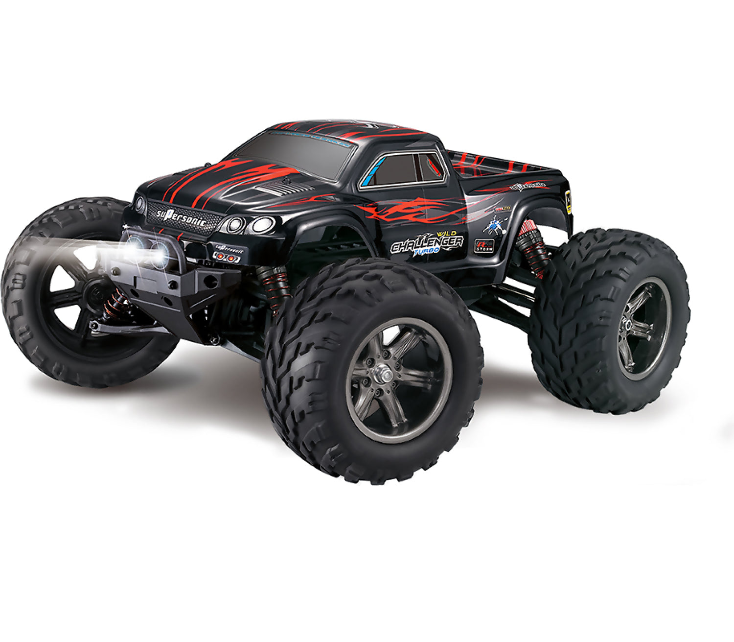 TORNADO RC 1:12 RADIO CONTROL MONSTER TRUCK RTR V2 RED