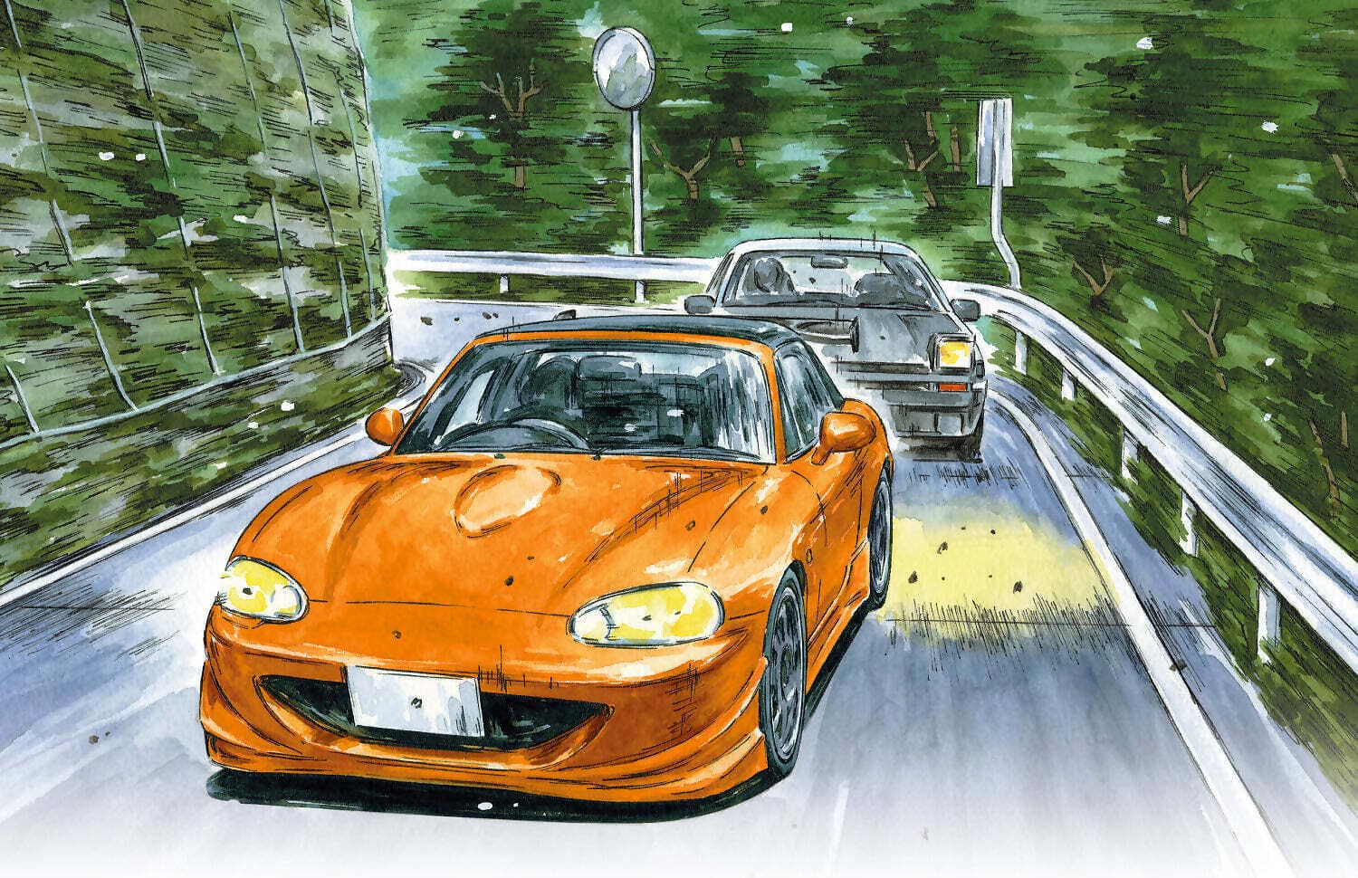 AOSHIMA 1:24 OMIYA SATOSHI NB8C ROADSTER