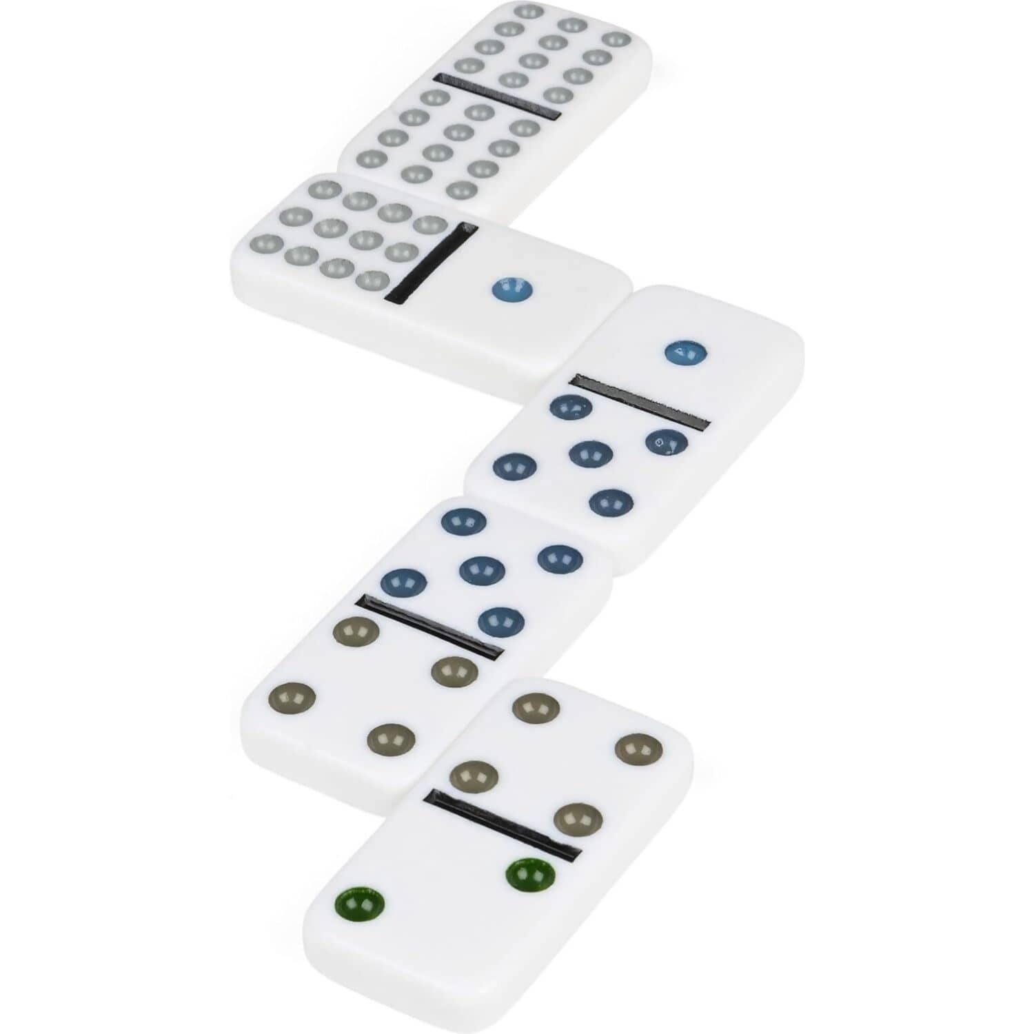Cardinal - Classics - Double-Twelve Coloured Dominoes - Spin Master
