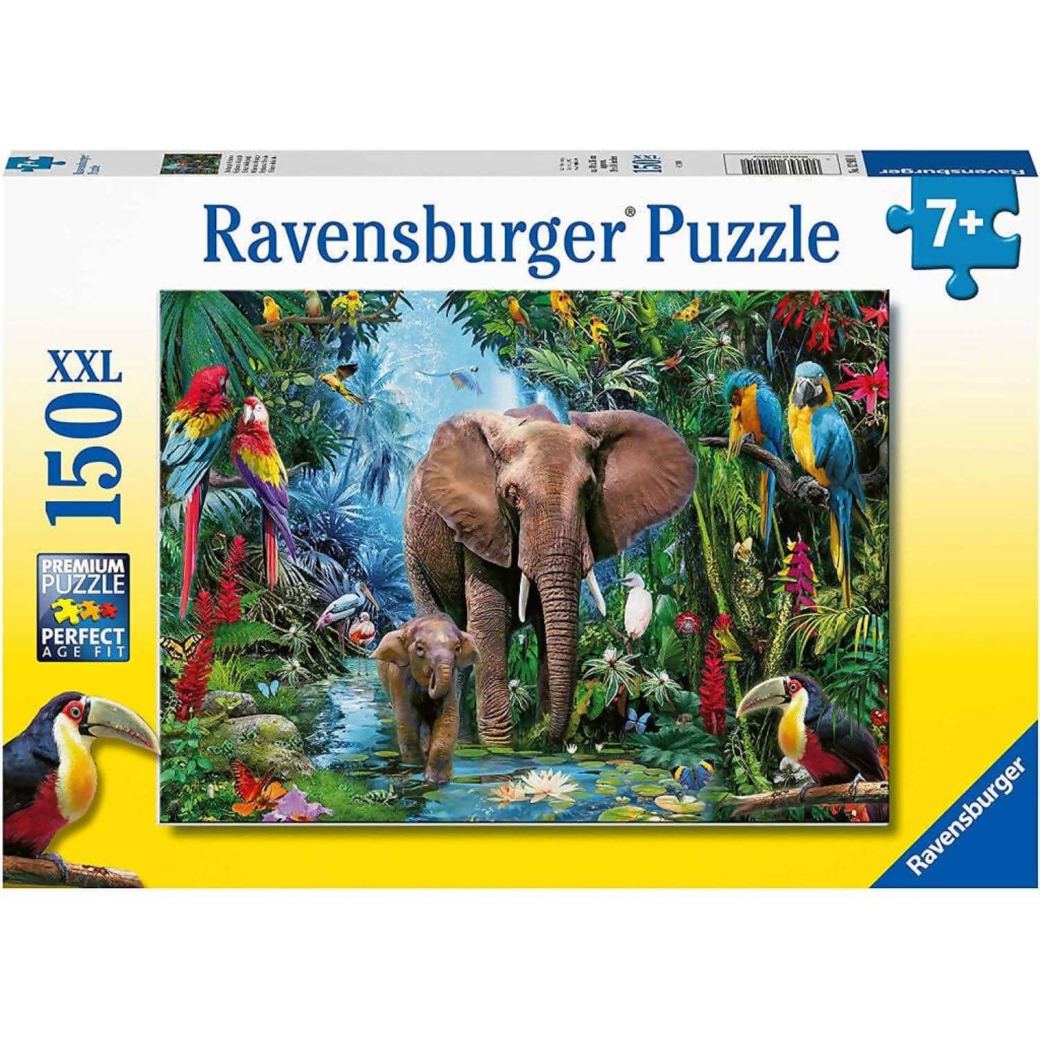Ravensburger - Elephants At Oasis Jigsaw Puzzle 150 Pieces