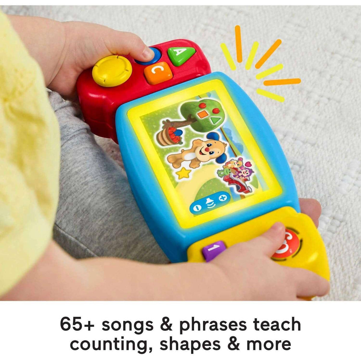 Fisher-Price - Laugh & Learn Twist & Learn Gamer Pretend Video Game Learning Toy For Infant & Toddler