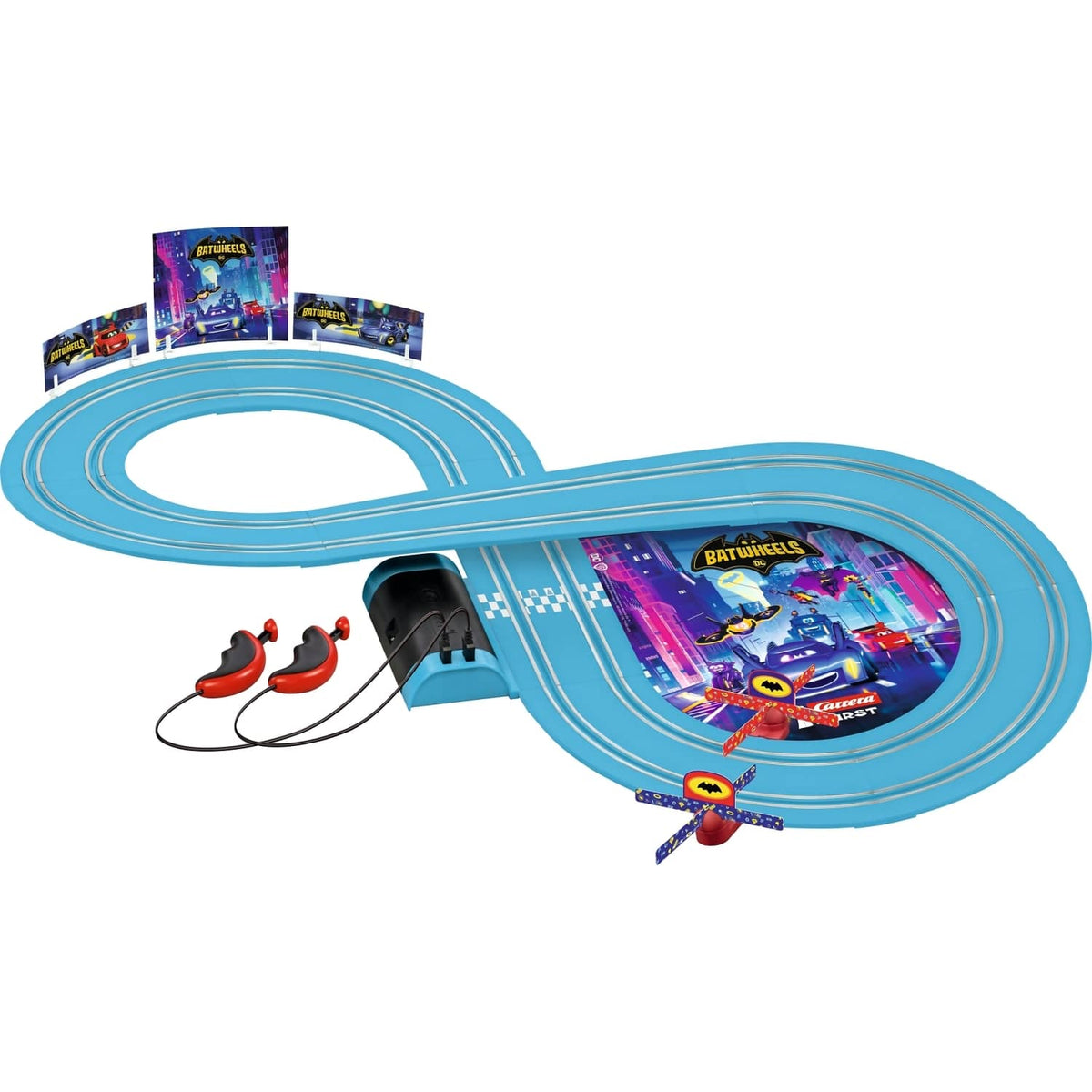 CARRERA - FIRST - BATWHEELS TIME FOR ACTION SLOT CAR PLAYSET